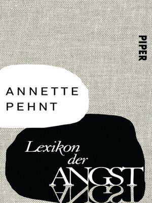 cover image of Lexikon der Angst